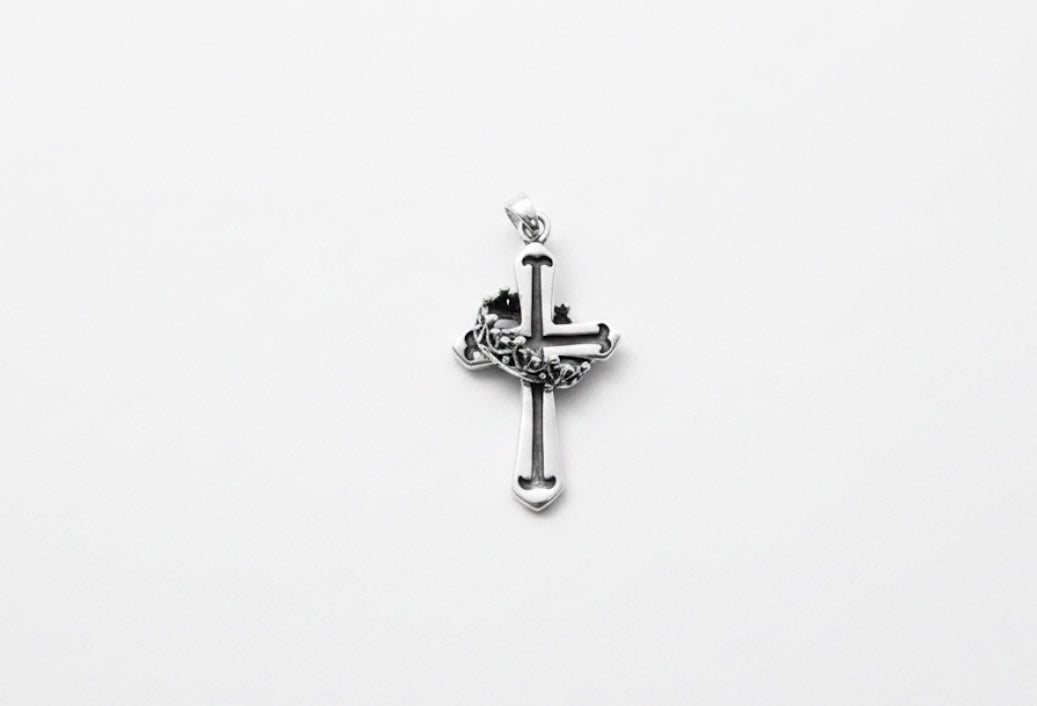 Crowned Cross Pendant
