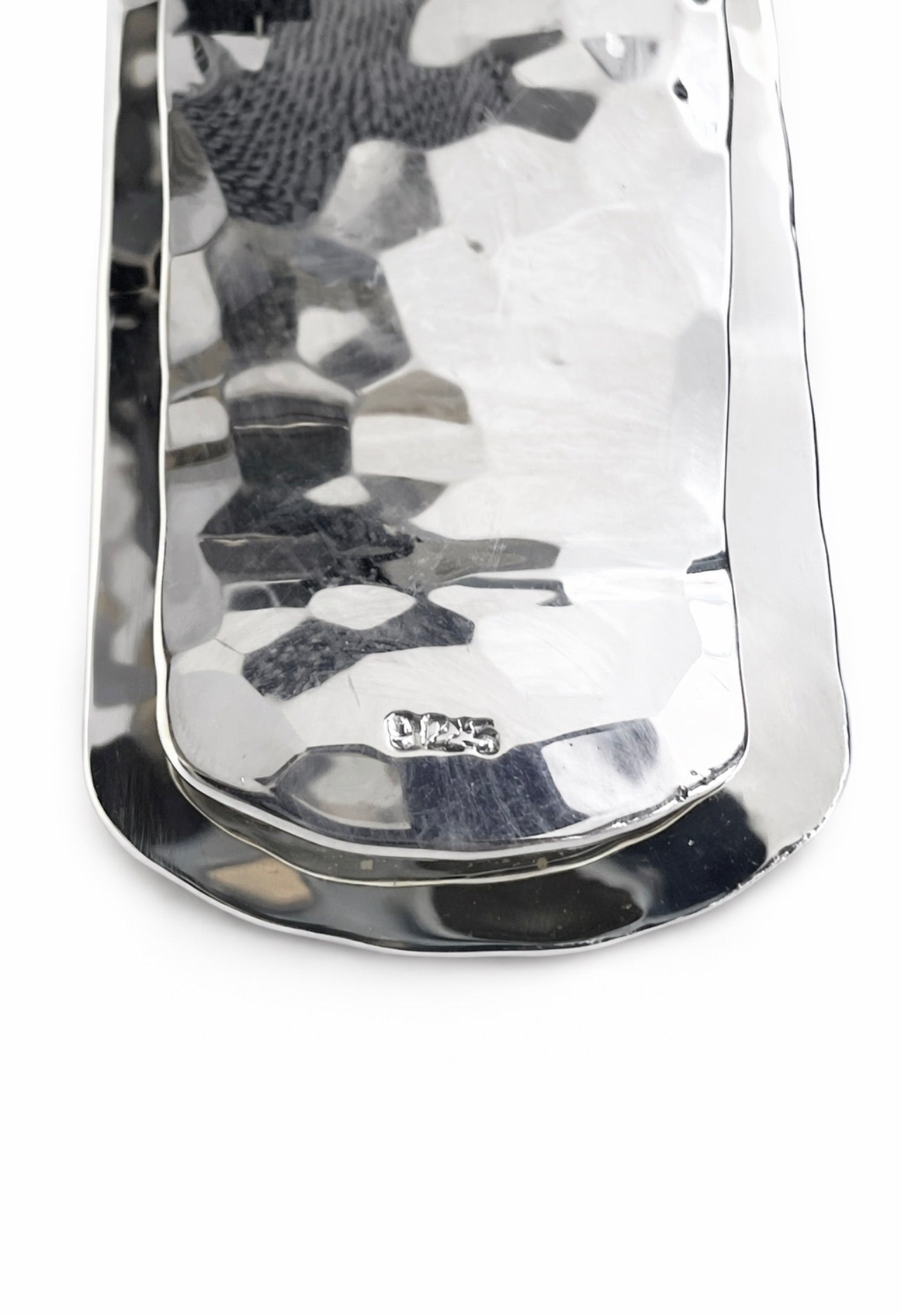 Hammered Sterling Silver Money Clip