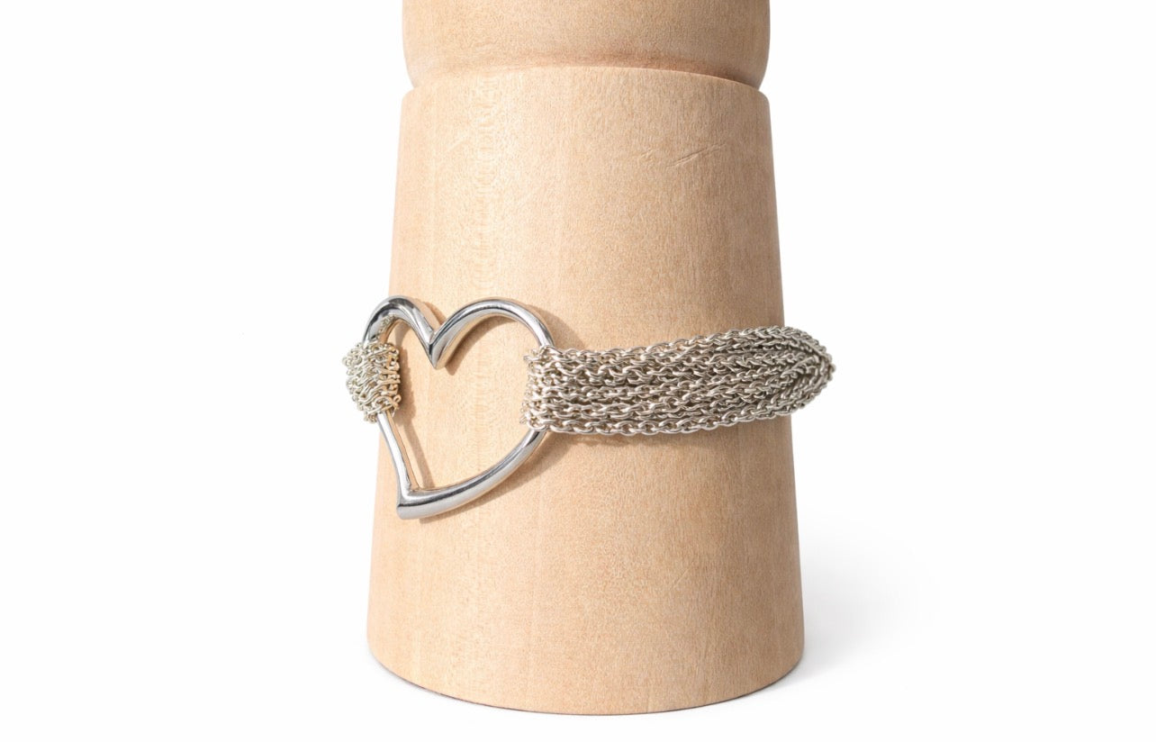 Linked Heart Chain Bracelet