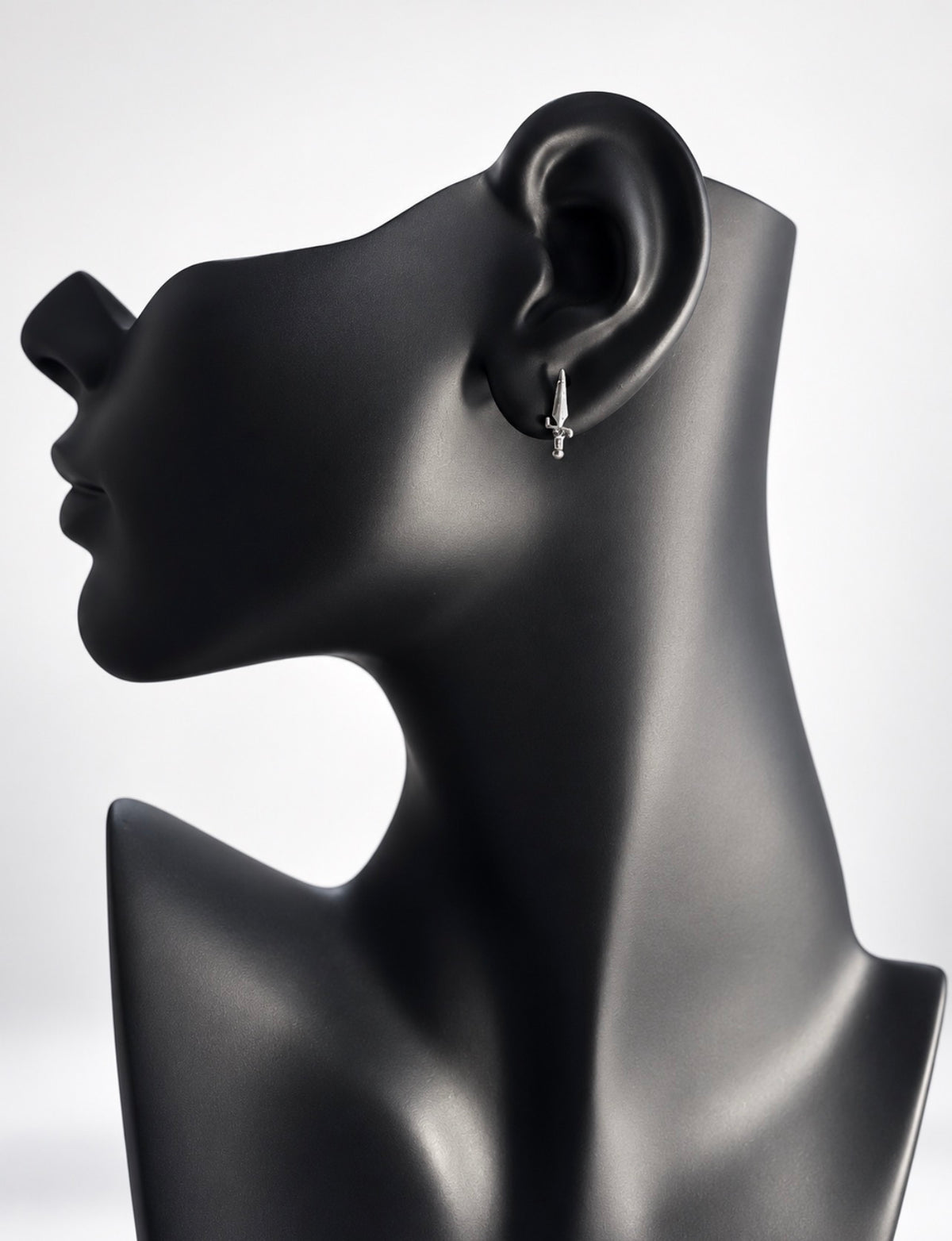 Shadow Dagger Stud Earrings