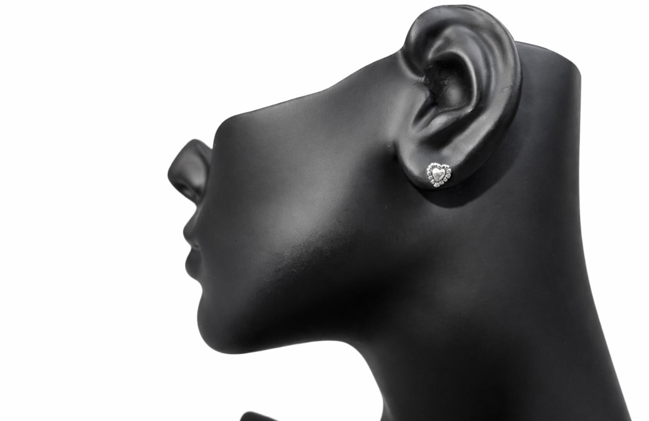 Soft Edge Heart Studs