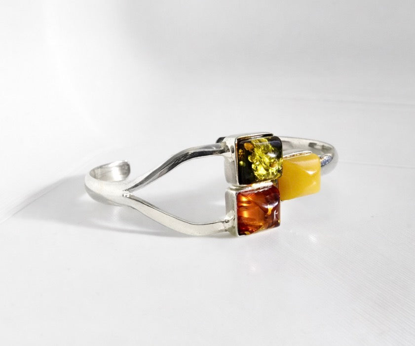 Tri-Amber Crossroads Cuff