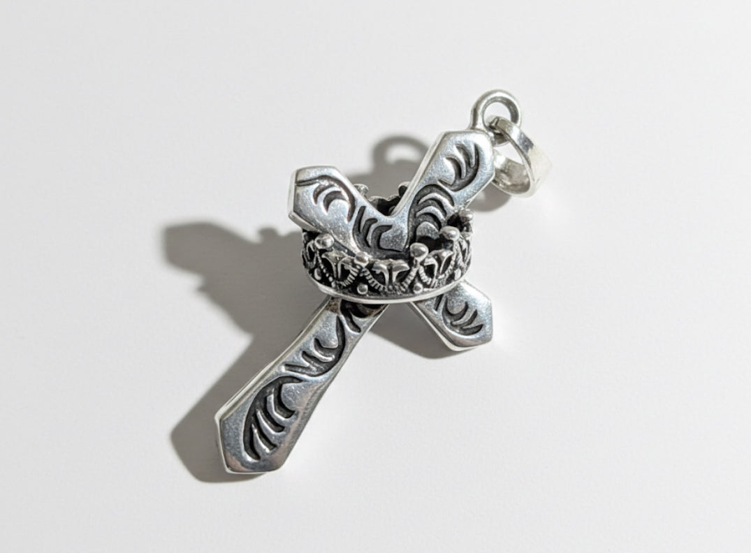 Crowned Cross Pendant