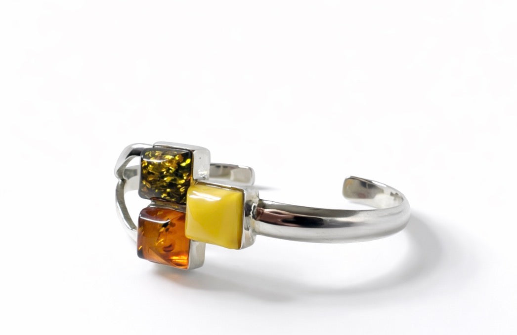 Tri-Amber Crossroads Cuff
