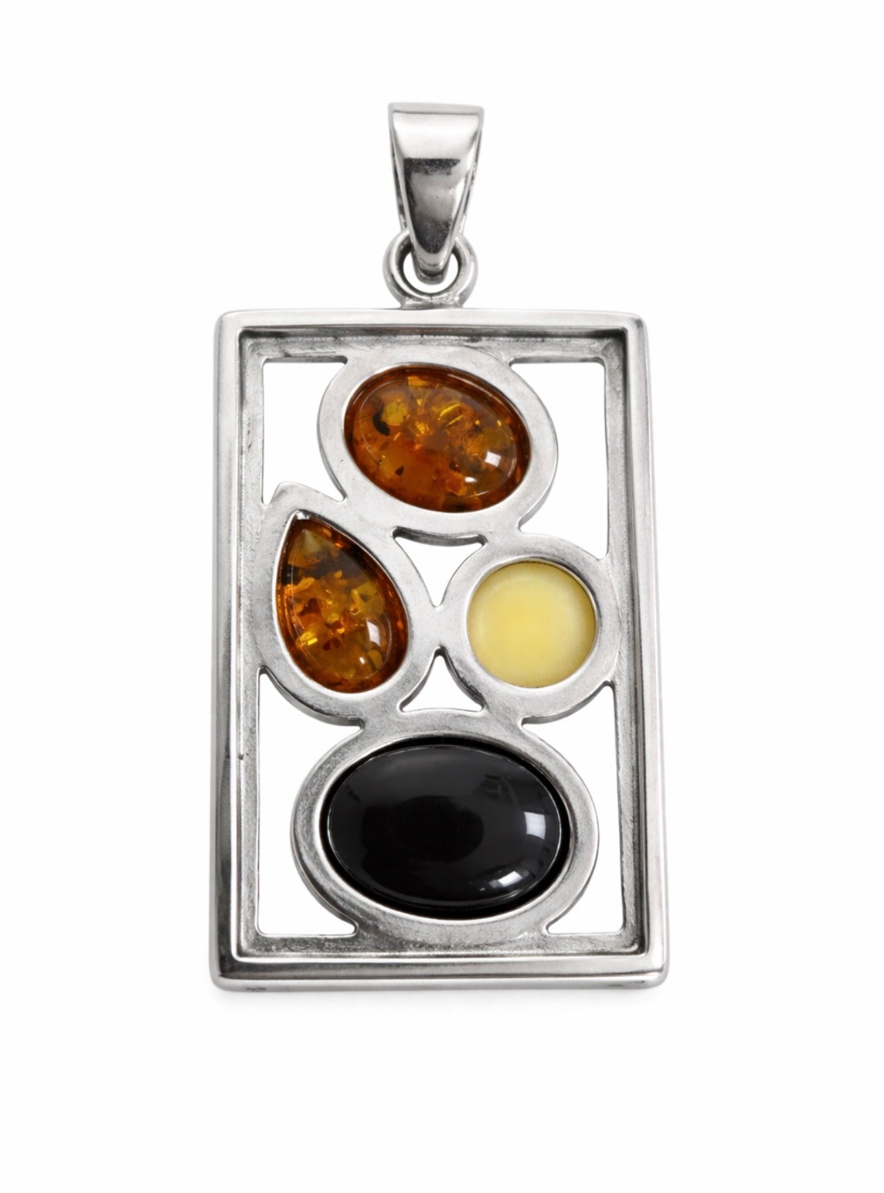 Baltic Amber Mosaic Pendant