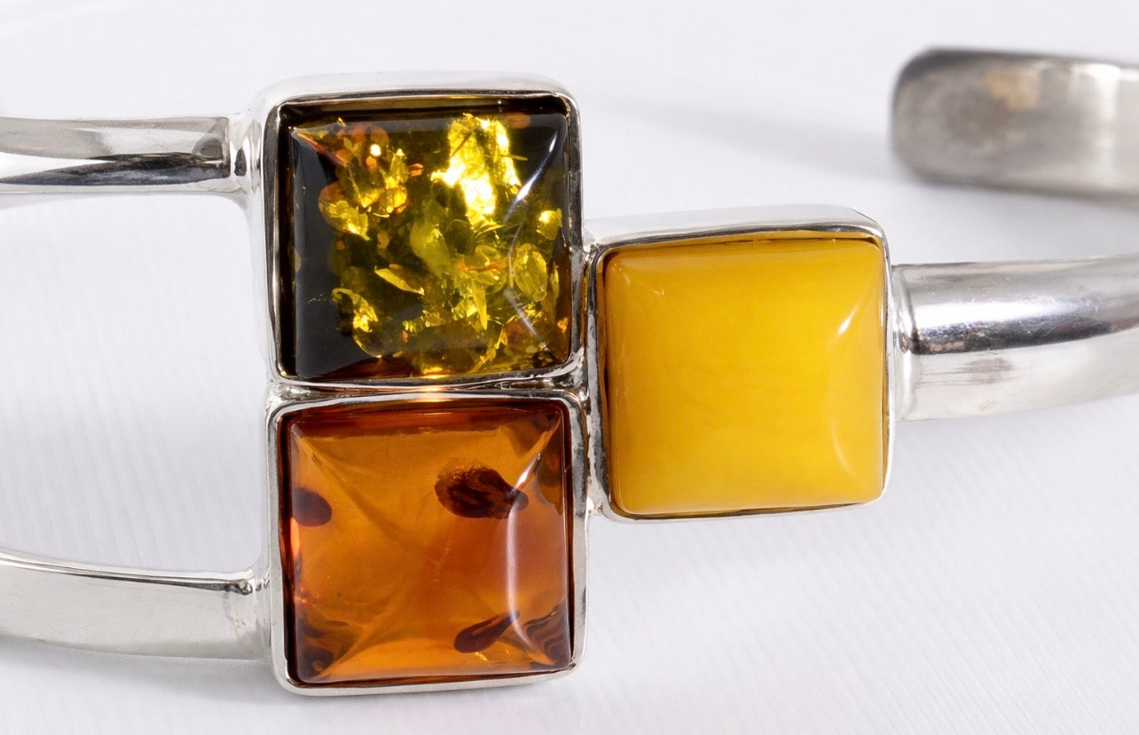 Tri-Amber Crossroads Cuff