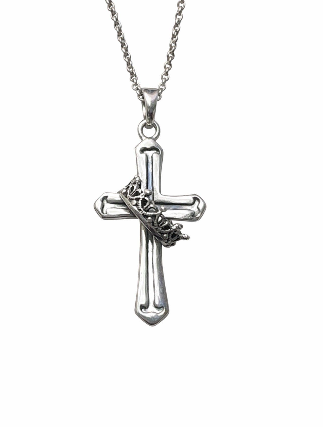 Crowned Cross Pendant