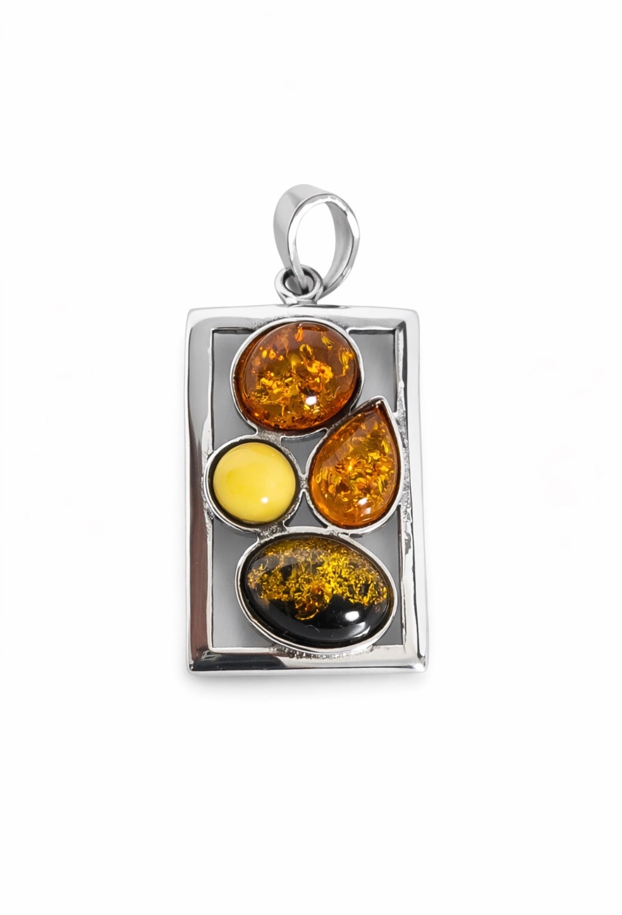 Baltic Amber Mosaic Pendant