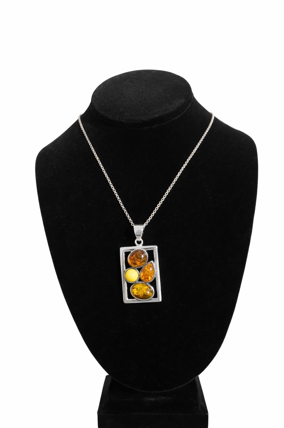 Baltic Amber Mosaic Pendant