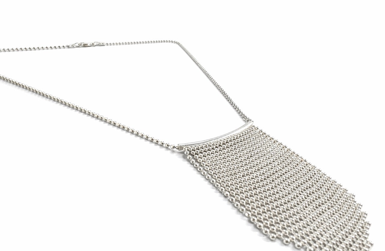 Sterling Silver Waterfall Necklace