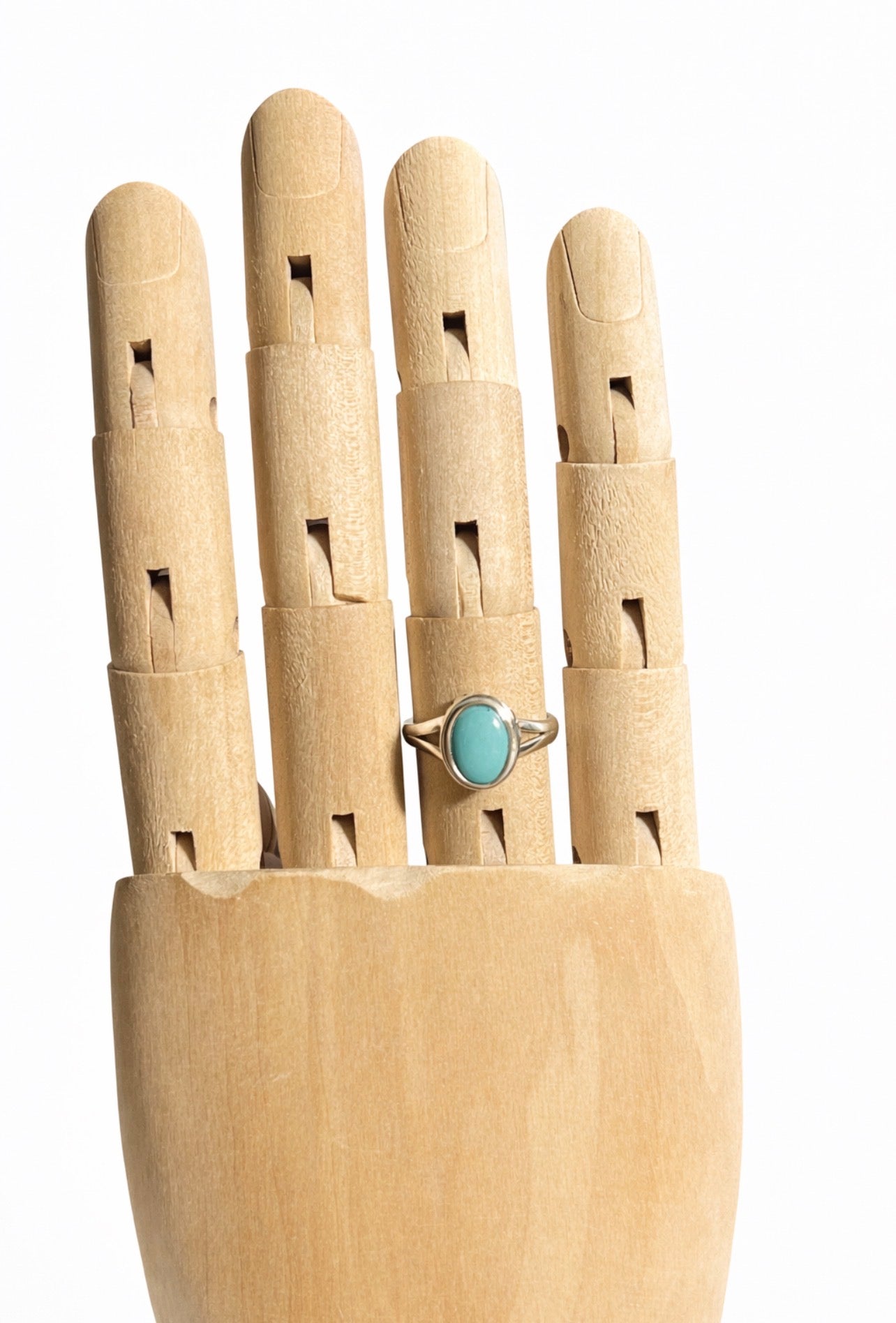 Classic Oval Turquoise Sterling Silver Ring