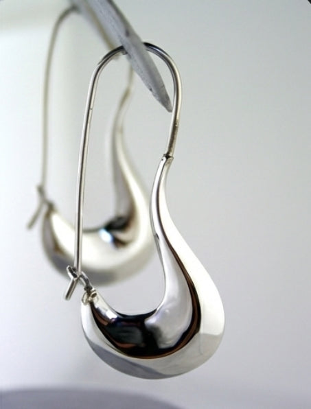 Puff Teardrop Earrings