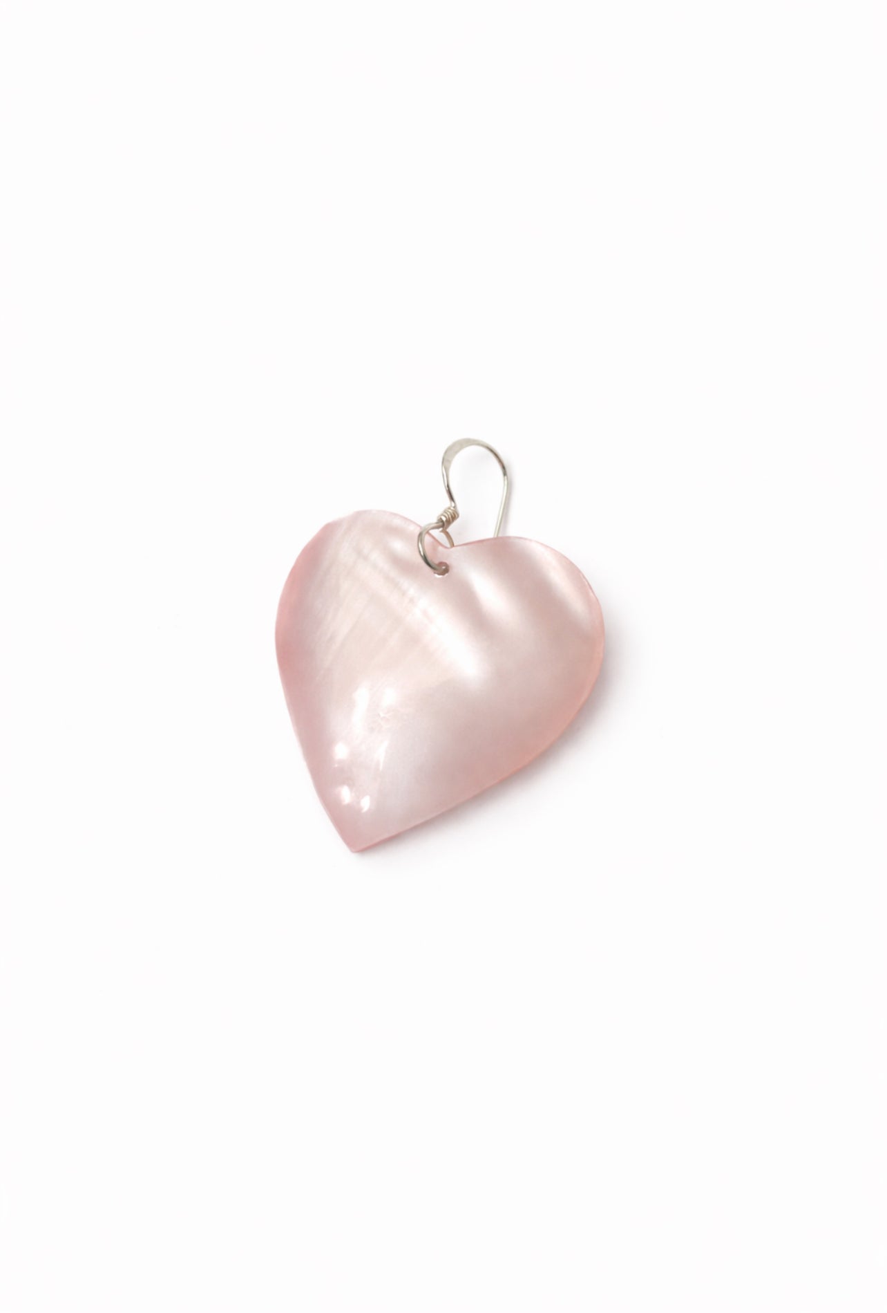 Capiz Heart Drop Earrings