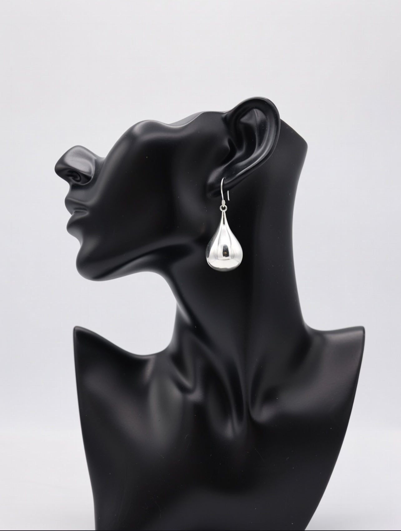 Silver Teardrop Earrings