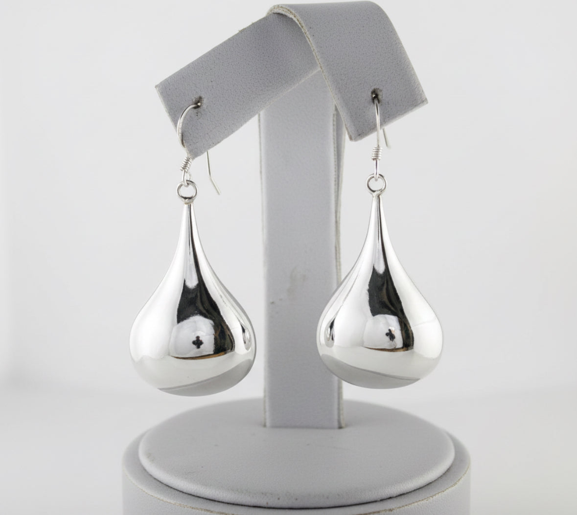 Silver Teardrop Earrings