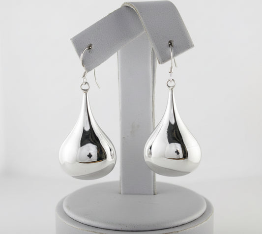Silver Teardrop Earrings