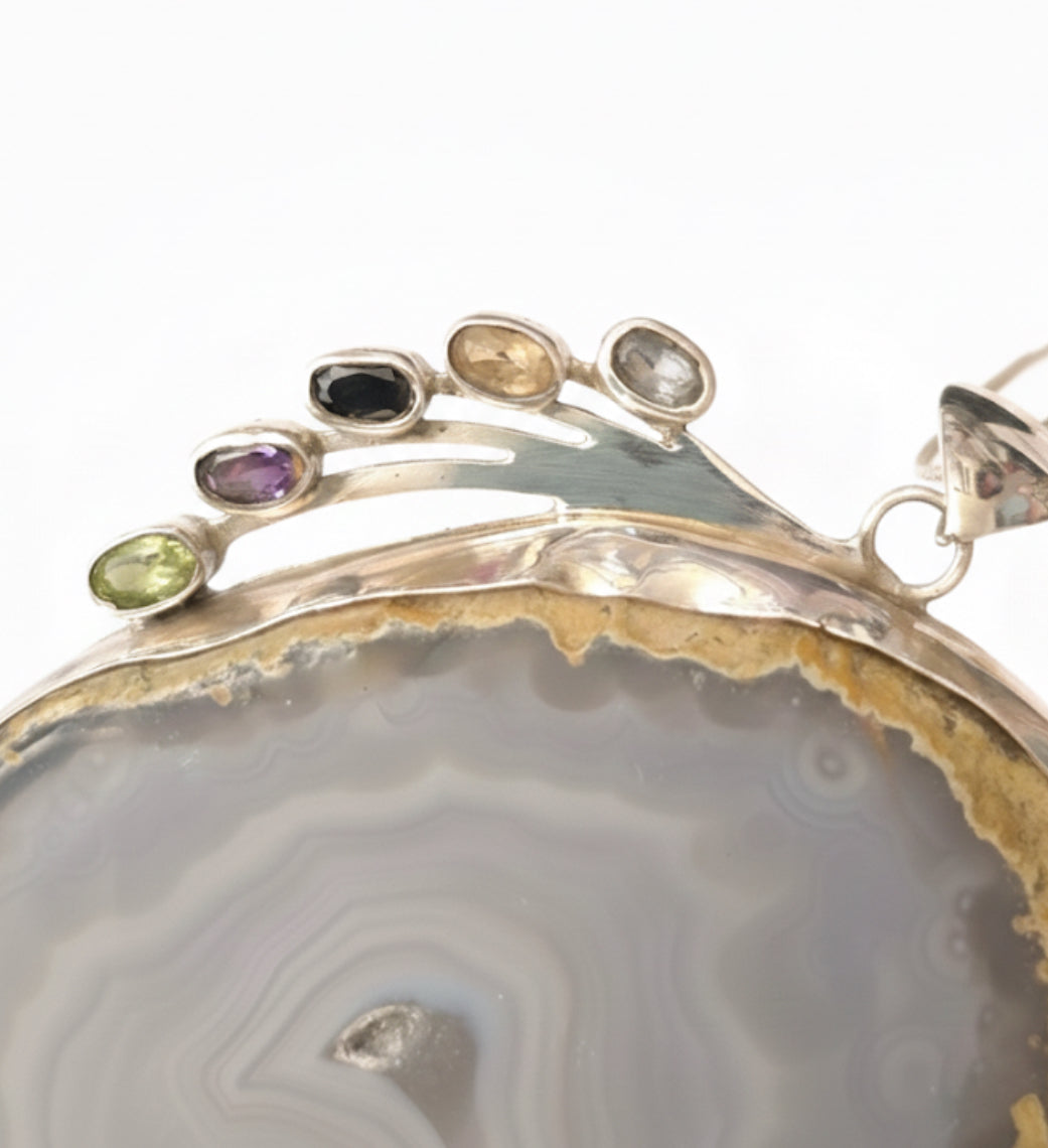 Scenic Agate Artisan Pendant