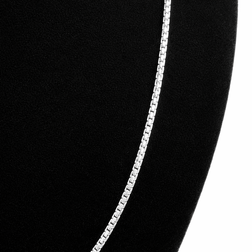 30” Sterling Silver Box Chain